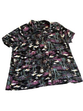 Disney Nightmare Before Christmas Torrid 3 Camp Hawaiian Shirt Jack Zero Sally